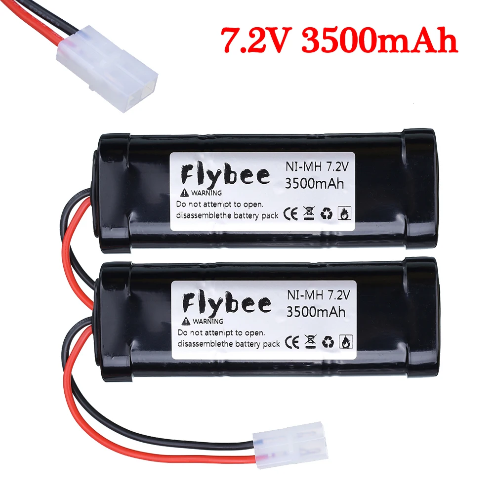 7.2V 3500mAh Ni-MH Battery Pack Tamiya Plug With Charger High Capacity SC*6 Cells for RC Car Toys Battery for RC Racing Cars