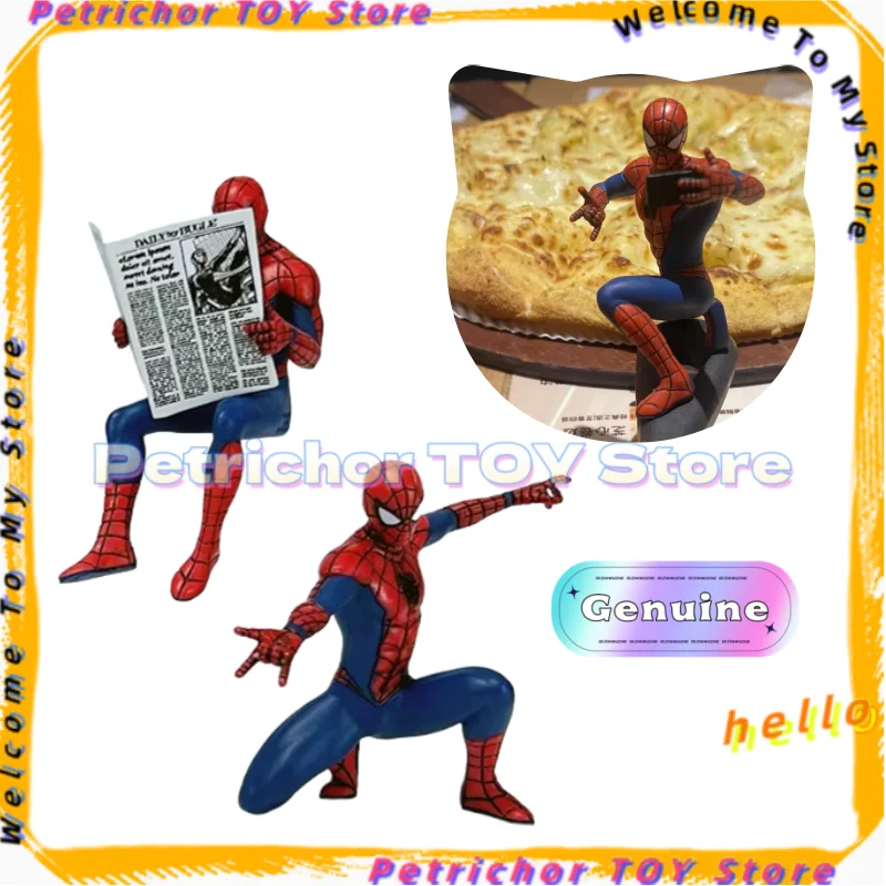 

Genuine Daily Life Spider-Man Mini Figurine Desktop Decoration Toy Hanging Car Ornament Collectible In Stock