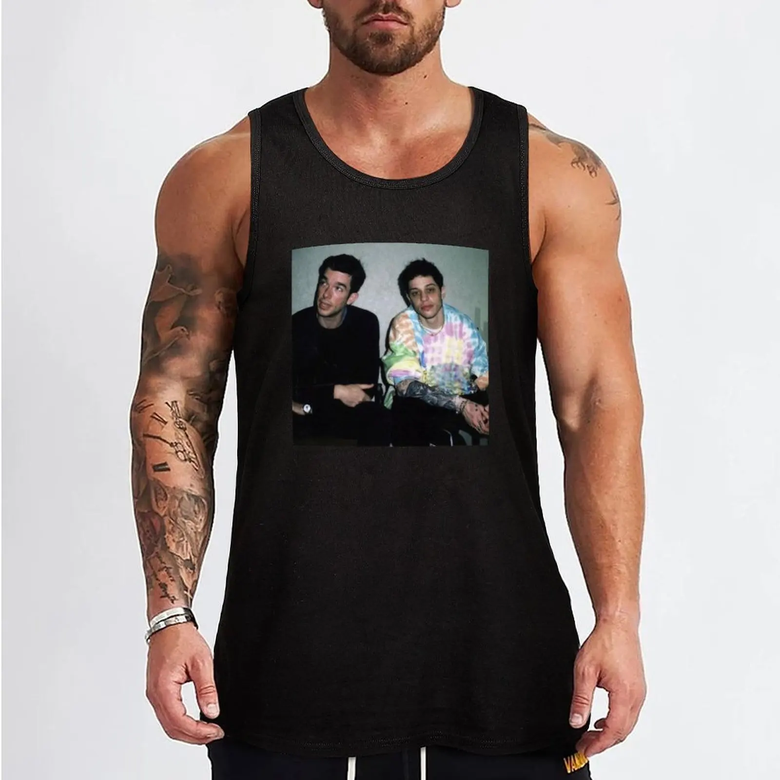 Pete Davidson and John mulaney Gift For Fans, For Men and Women Tank Top anime clothes for men summer