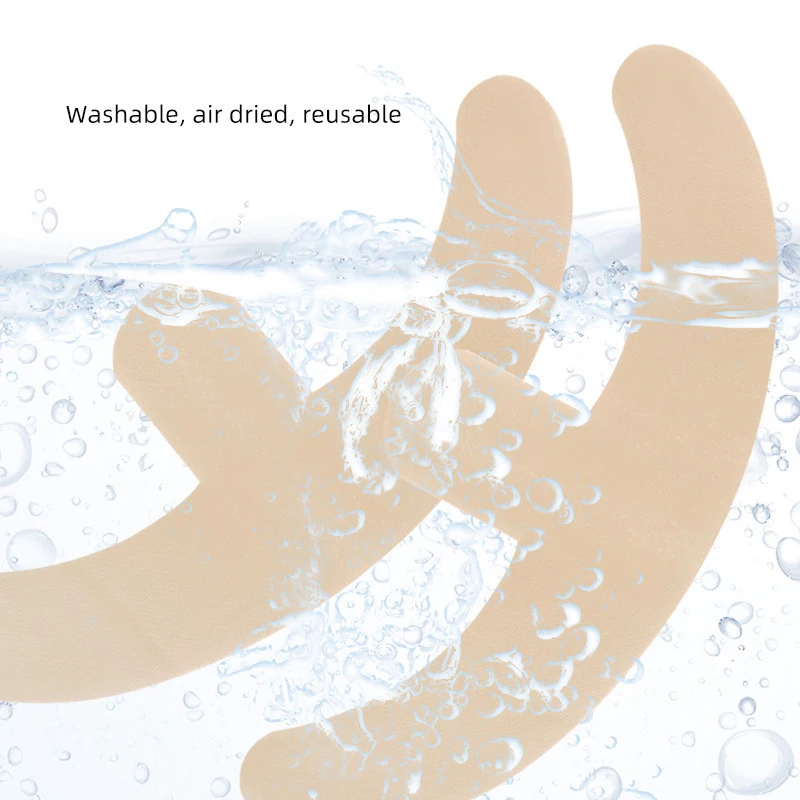 قابلة لإعادة الاستخدام هلام السيليكون ملصقات غير مرئية قوس دائري الصدر غير مرئية المخفي ندبة رقعة إصلاح الوشم عيب إخفاء الشريط #5