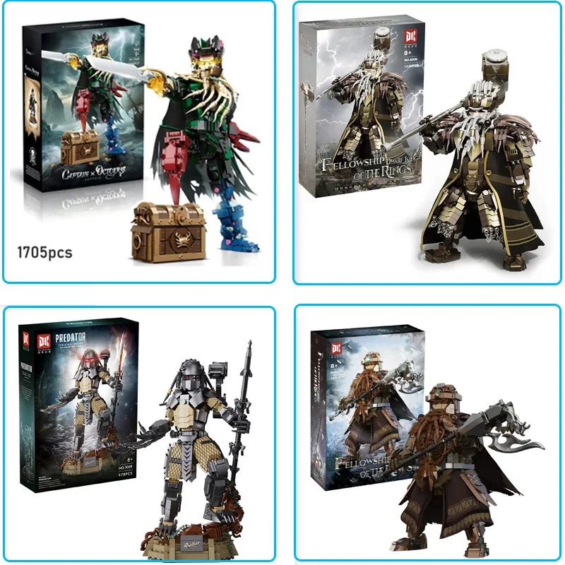 

Classic Warrior/Messenger/Captain Model Building Blocks 7068/6019/7059 Boys Assembly Collectible Ornament MOC Bricks Toys Gifts