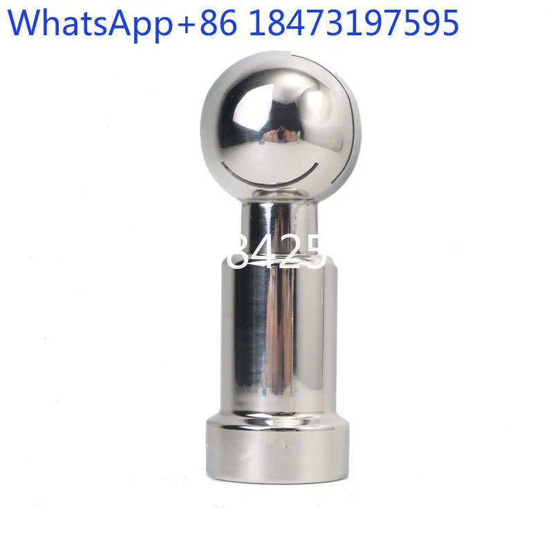 food grade sanitary grade inner wire rotating cleaning ball 316L stainless steel internal thread spray ball 360 degree rotation