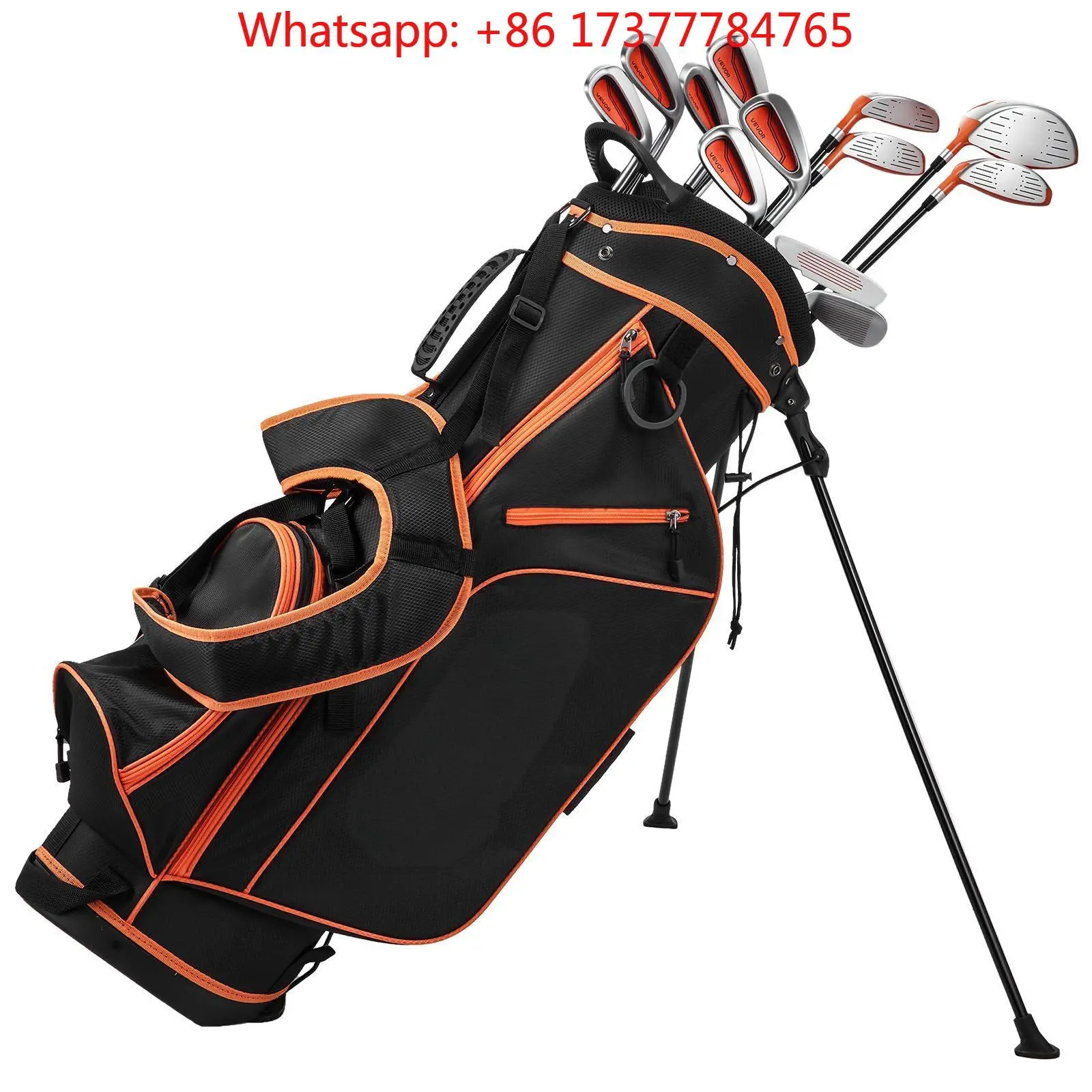 Women's 12-Piece Golf Club Set for Right-Handed Users with 460cc Drivers and Fairway Woods for beginners