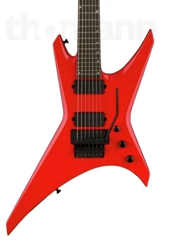 7 string special-shaped electric guitar from China factory, flame red body, black double bridge, free shipping