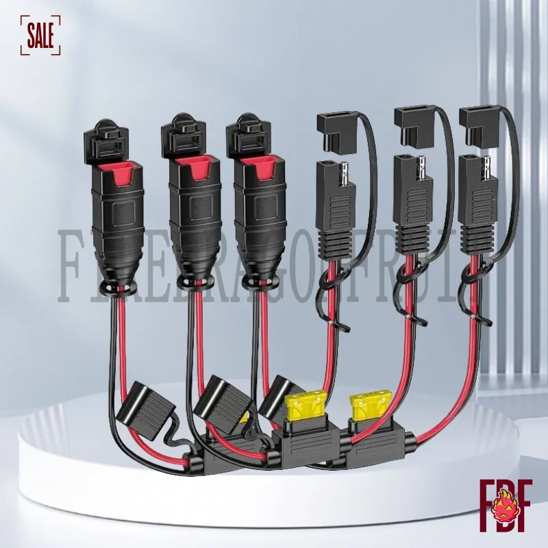 

Удлинитель SAE 14AWG для тяжелых условий эксплуатации, совместимый с аккумуляторами и зарядными устройствами NOCO, для автомобилей, морского транспорта и автодомов