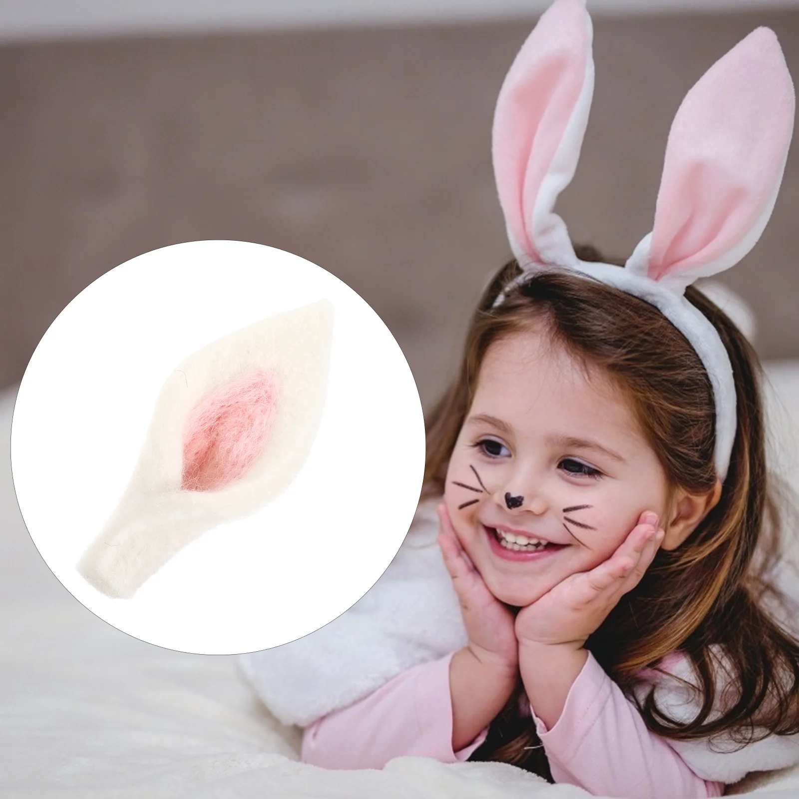 Rabbit Ear Accessories Felt Easter Party Decors Lovely DIY Supplies Animal Kids Toy