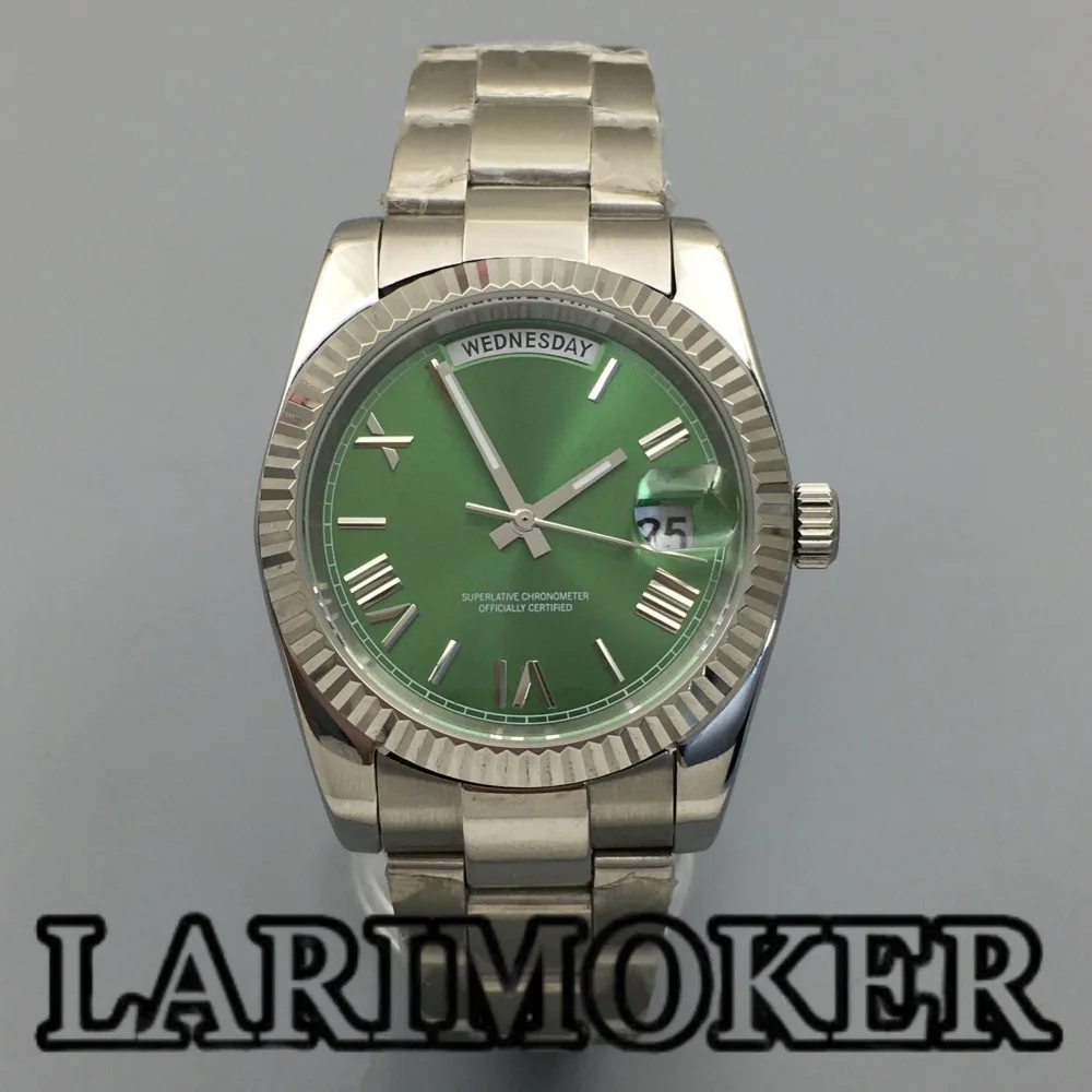 

LARIMOKER 36 мм/39 мм мужские часы Miyota8285 механизм автоматические механические часы зеленый циферблат сапфировое стекло водонепроницаемые наручные часы