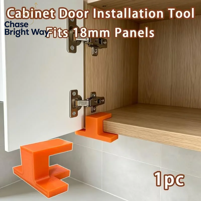 Accurate T-Type Cabinet Door Installation Jig Corner Bracket Clamp Woodworking Locator for Custom Furniture Building Tasks