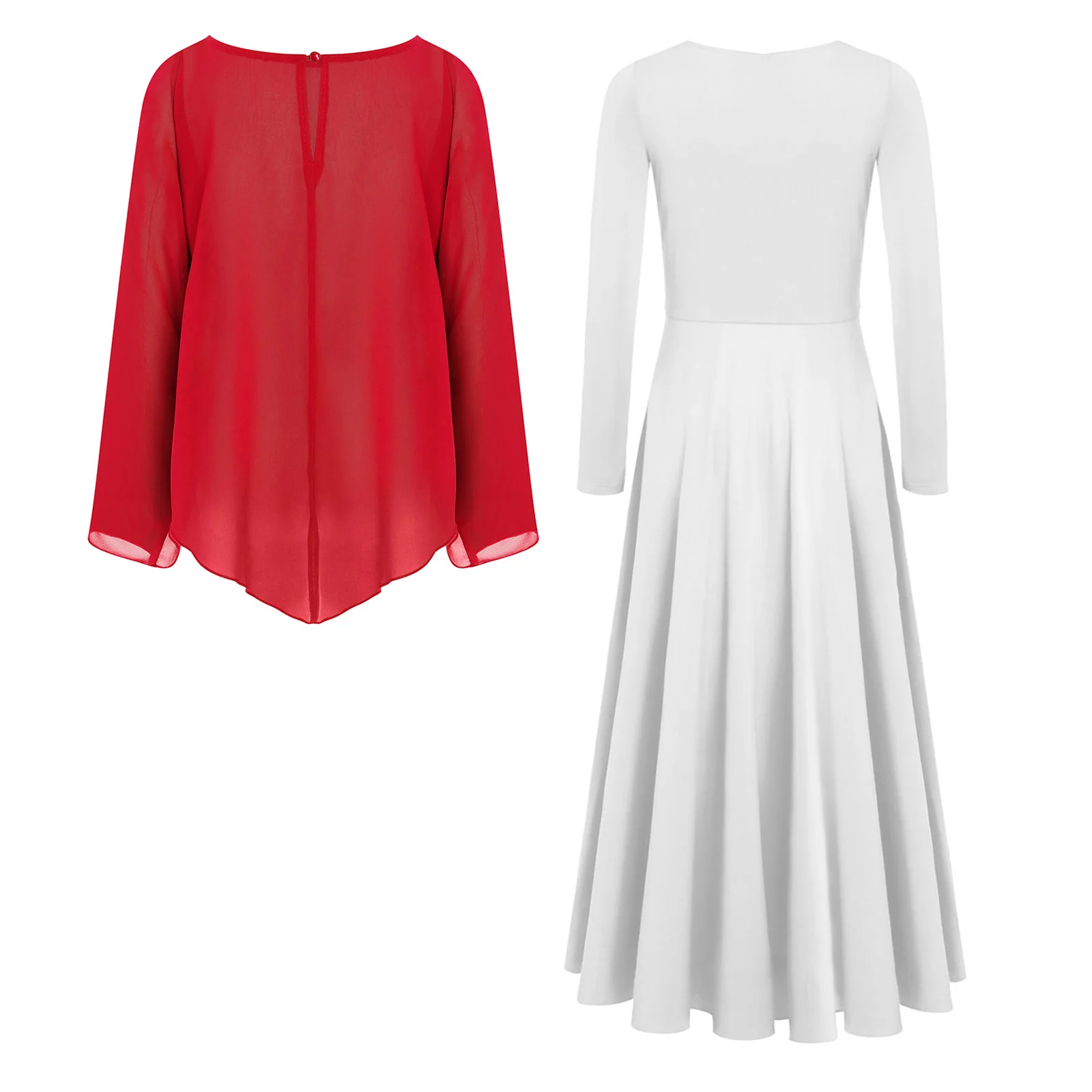 الفتيات فستان رقص غنائي الاطفال الاحتفال بفستان الكنيسة الروح مع تجاهلت بلايز مرحلة الأداء العبادة الليتورجية زي