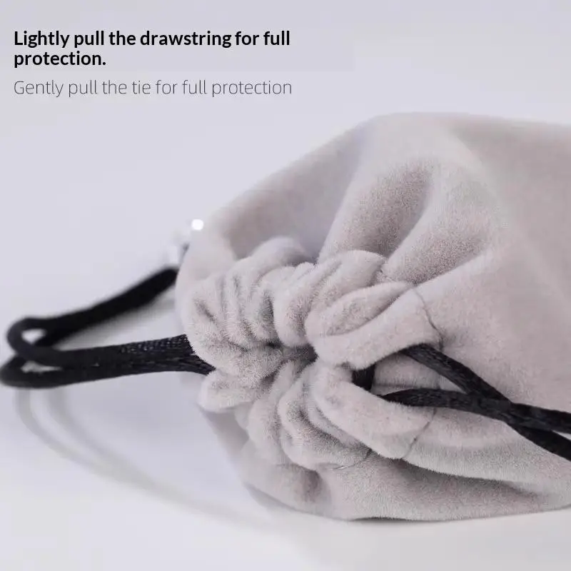 Multifunction Flannelette Drawstring Pouch Bag, For Mobile Phone,Sunglasses,Electronic Gadgets-Travel Organizer Storage Bag