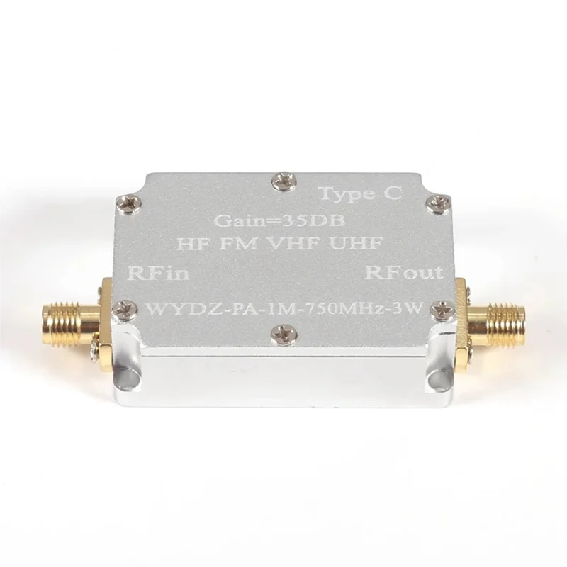 ABGI-FM الارسال 1-750Mhz 3W النطاق العريض RF مكبر كهربائي ل VHF UHF FM للراديو على الموجات القصيرة أجهزة الاتصال اللاسلكي