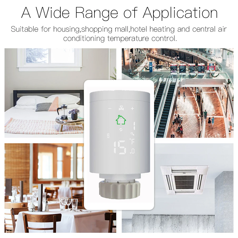 WiFi定温デジタルラジエーターバルブ定温加熱温度制御デジタルプログラマブル