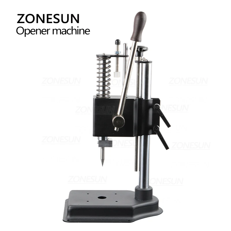 ZONESUN ZS-90KK открывалка для устриц, машина для измельчения кокосов с головкой из нержавеющей стали, инструмент для пробивания отверстий для морепродуктов на гриле