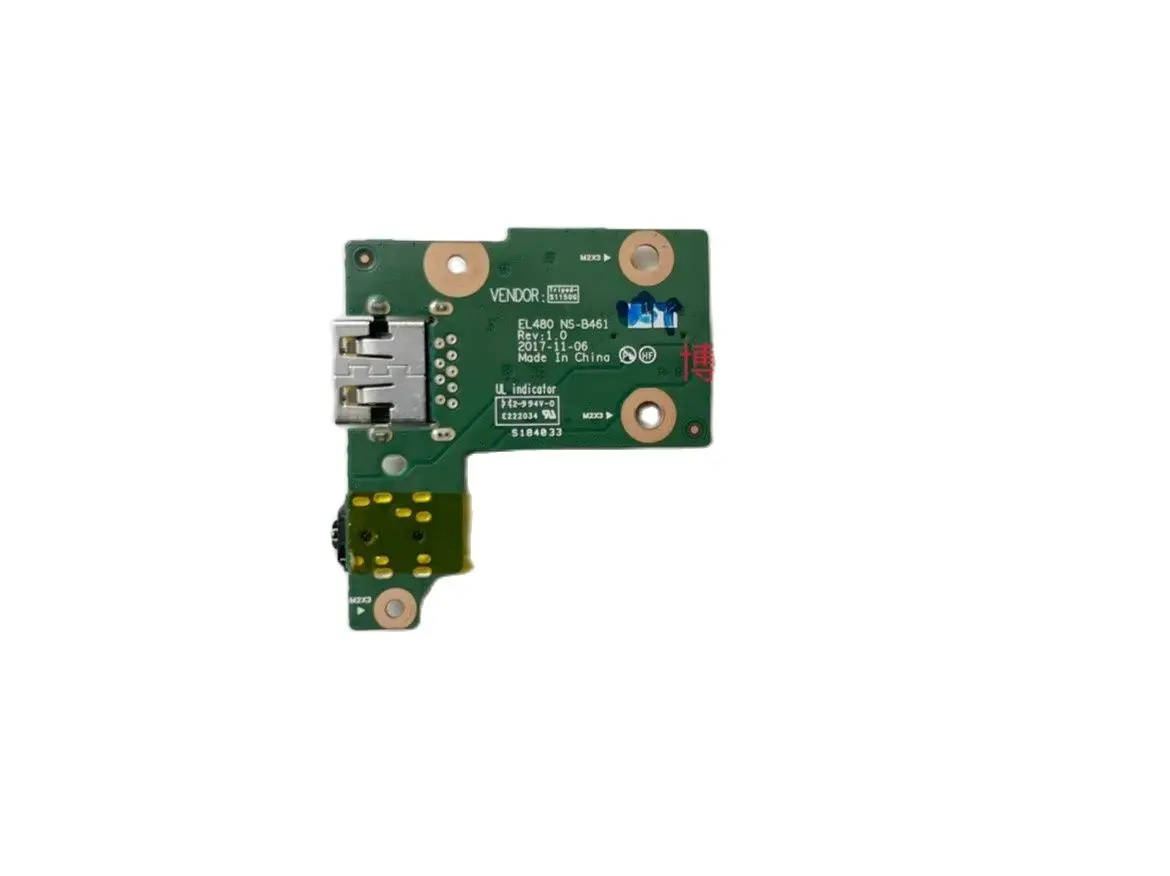 MLLSE-Placa de AUDIO ORIGINAL para Lenovo ThinkPad L480, L580, L490, L590, USB, EL480, NS-B461, envío rápido