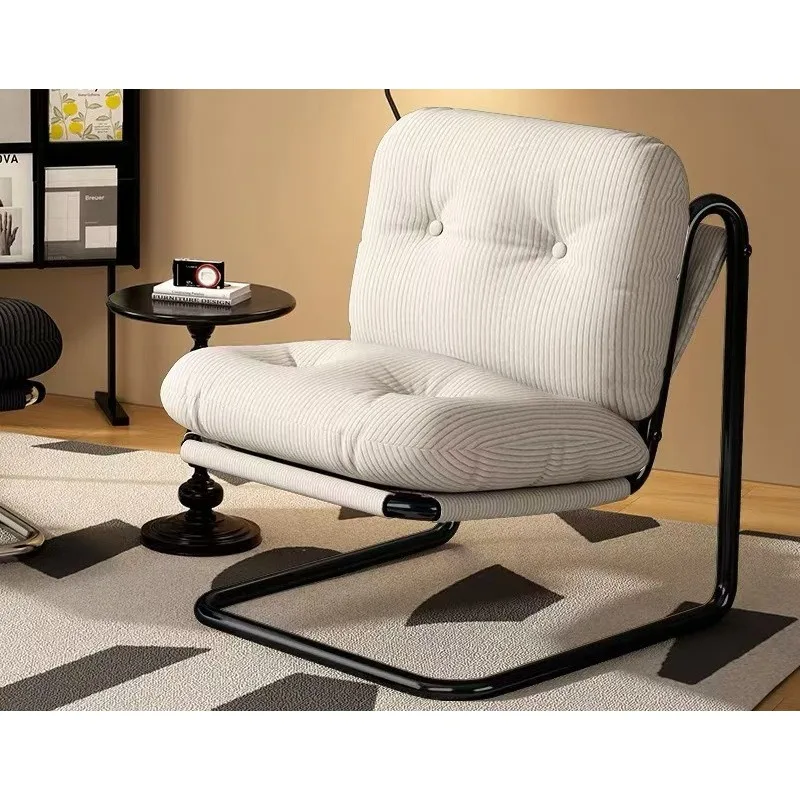 شرفة كرسي أريكة فردي شقة صغيرة غرفة المعيشة غرفة نوم سروال قصير الترفيه القراءة كرسي خلفي الخريف والشتاء أريكة كسولة #5