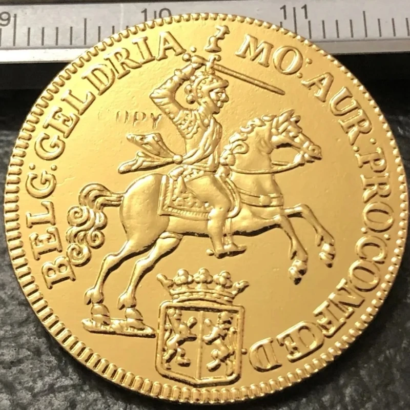 1760 Dutch Republic (Gelderland) 14 Gulden-Netherlands Gold Copy Coin