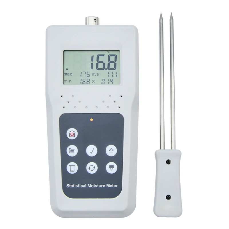 2026  KMS680-G Intelligent Grain Moisture Meter Dual Probe for Cereals Maize Grass Seeds Oilseeds Coffee and Cocoa Bean
