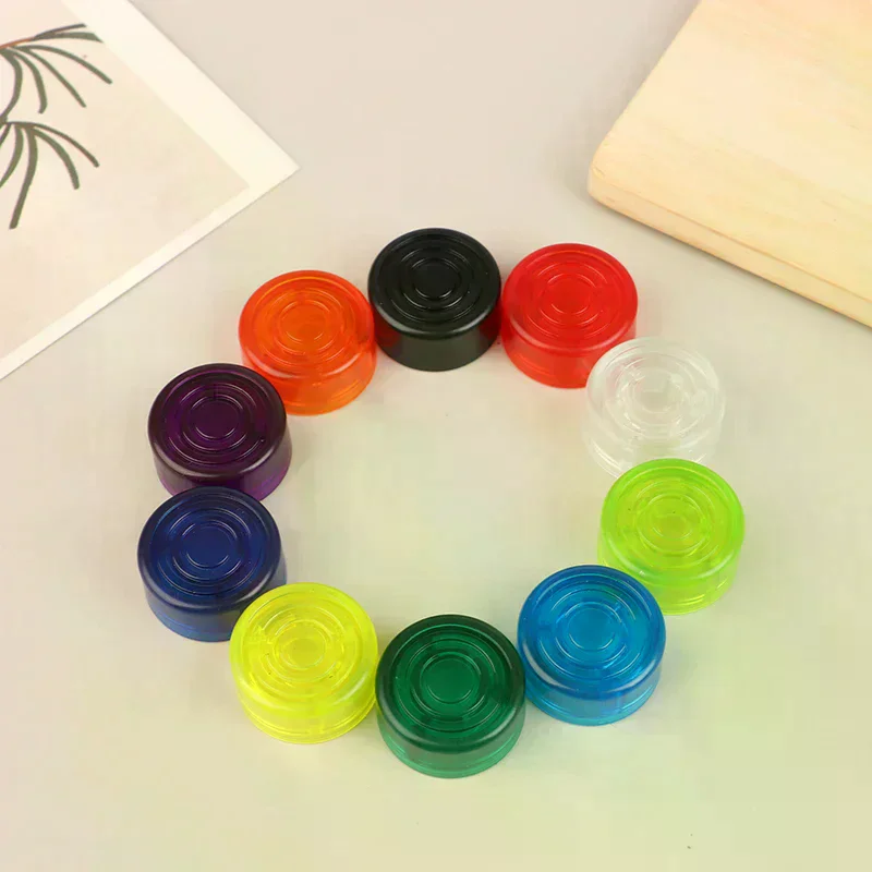 5pcs Guitar Effect Pedal Foot Nail Cap Parts Plastic Bumpers Footswitch Protector Foot Switch Toppers Knob Instrument Accessory