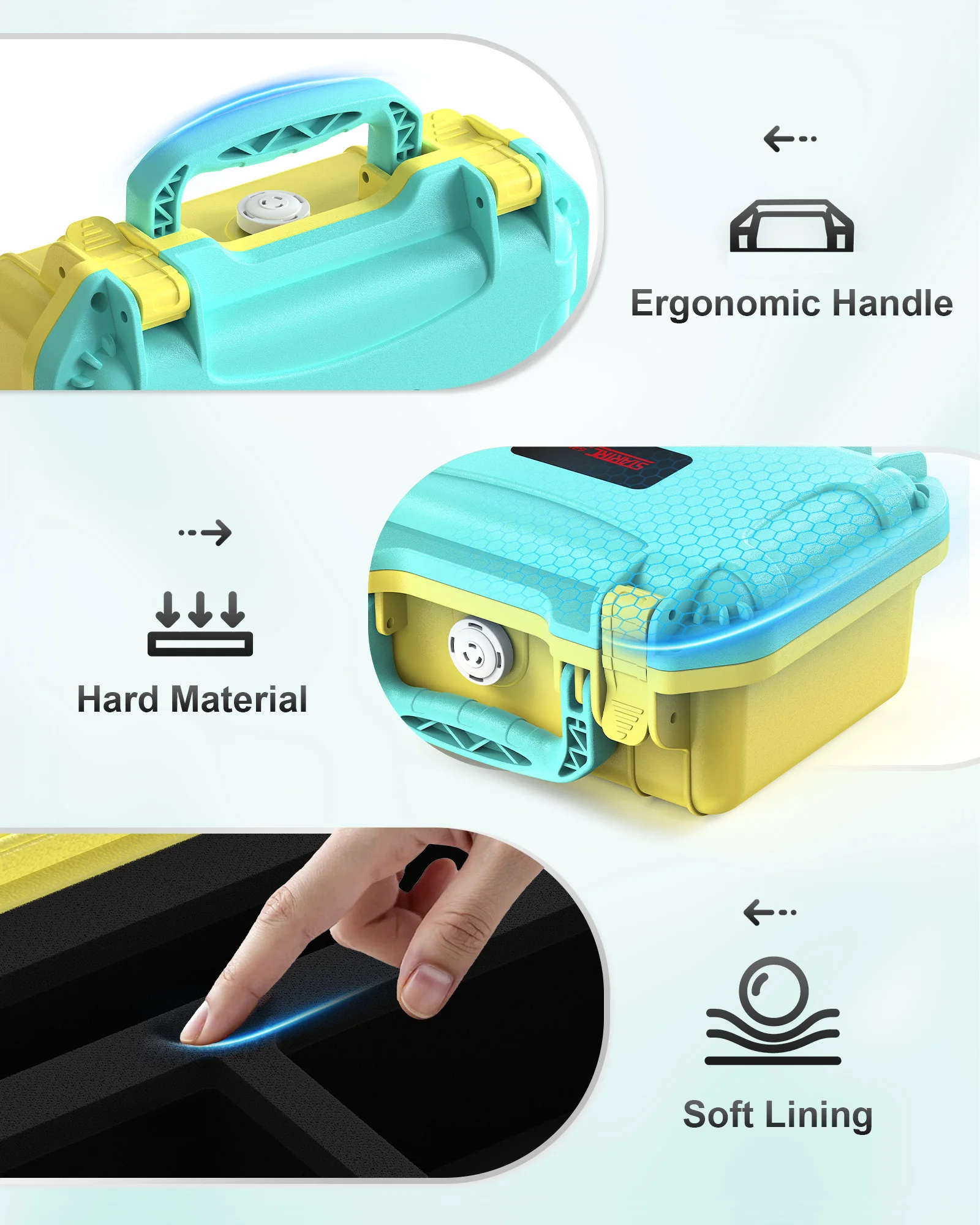 Hard Carrying Case for Nex Playground Game System, Travel Bag for Nex Playground Console, Power Adapter, HDMI Cable, Remote