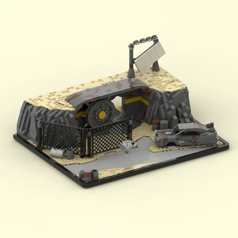 1630 قطعة MOC تداعيات المأوى النووي قبو المدينة نموذج بناء هدية الكريسماس كتل العمارة اللعب لتقوم بها بنفسك فكرة التعليم الطوب #3