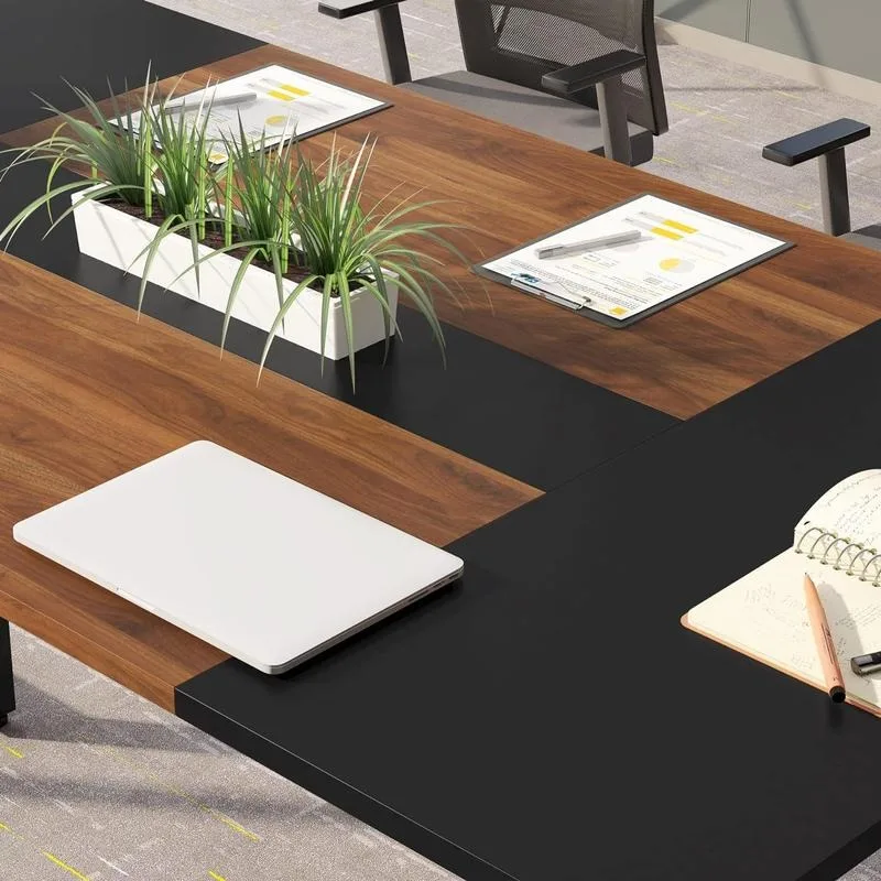 Tribesigns Rectangle Conference Table - 6FT Meeting Table for 8 People