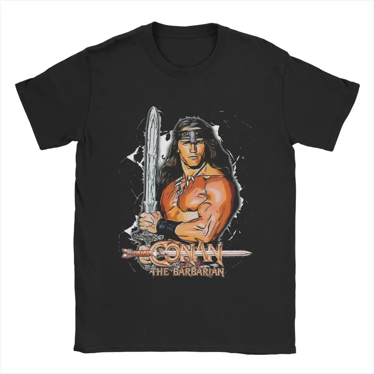 

Conan The Barbarian T Shirts Short Sleeve Clothing Birthday Gift Accessories Men Women 100% Cotton Vintage Tee Shirt Round Neck