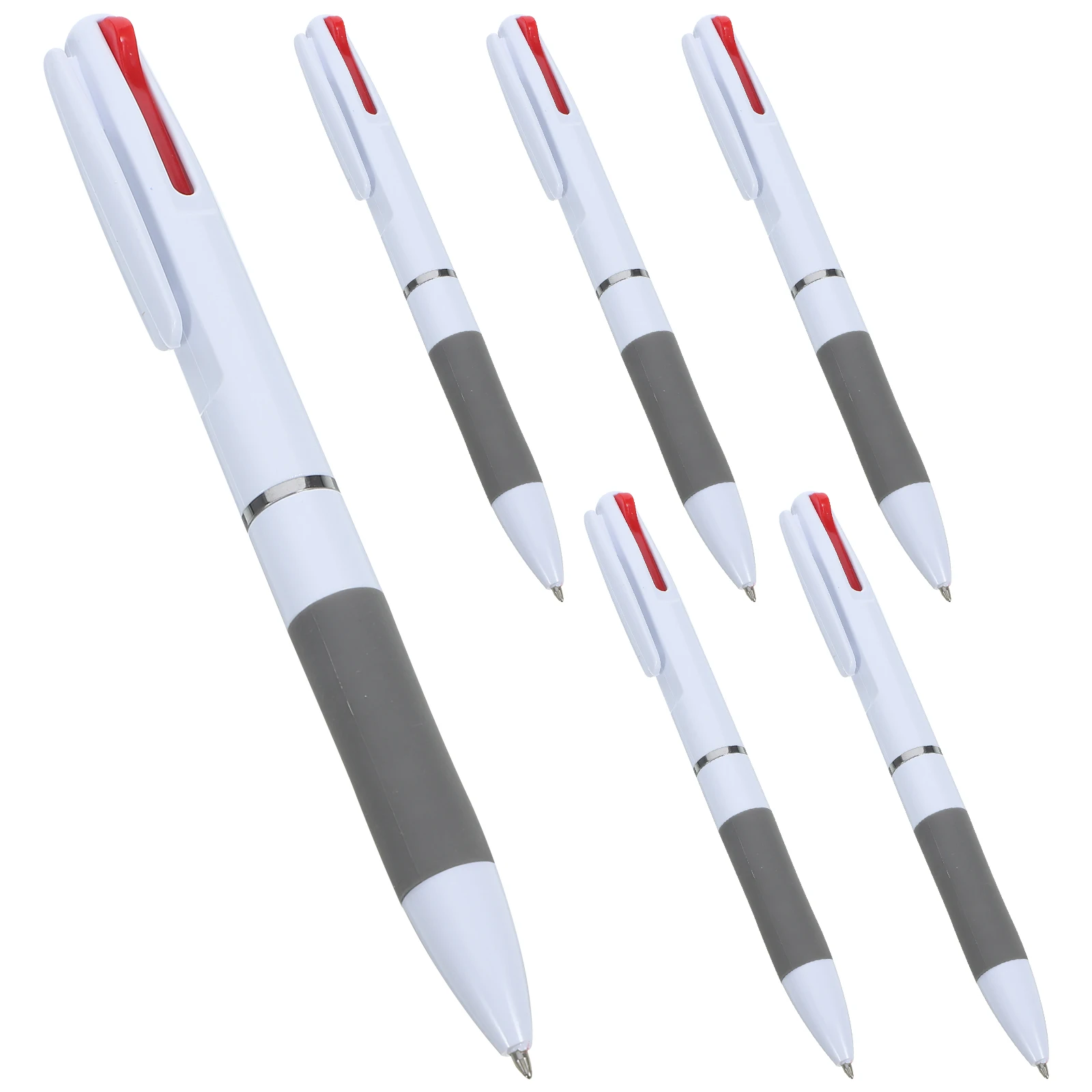 

6 Pcs Ballpoint Pen Portable Writing Student School Supplies Multi Use Plastic Pens