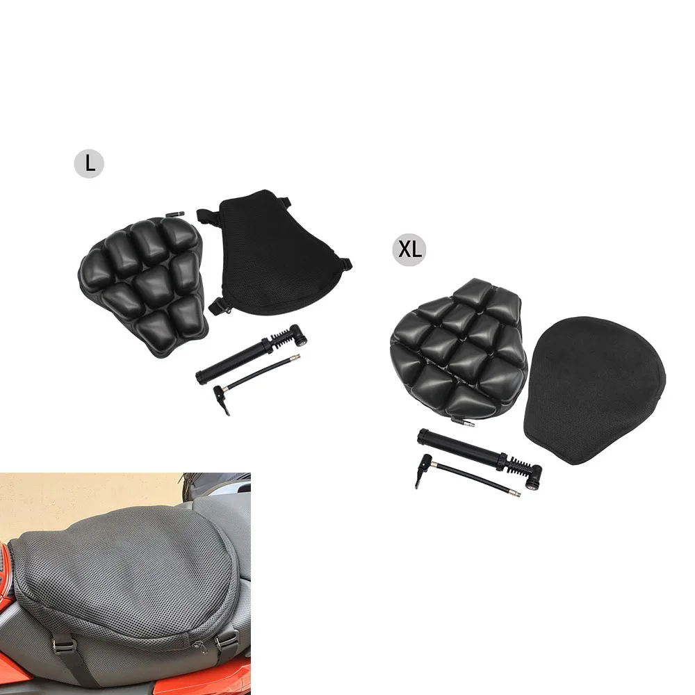 Motorcycle Universal Tool Kit Airbag Cloth Cover Pump Seat Cushion Cover for Touring Street Bike Honda CBR600 CG Kawasaki BMW