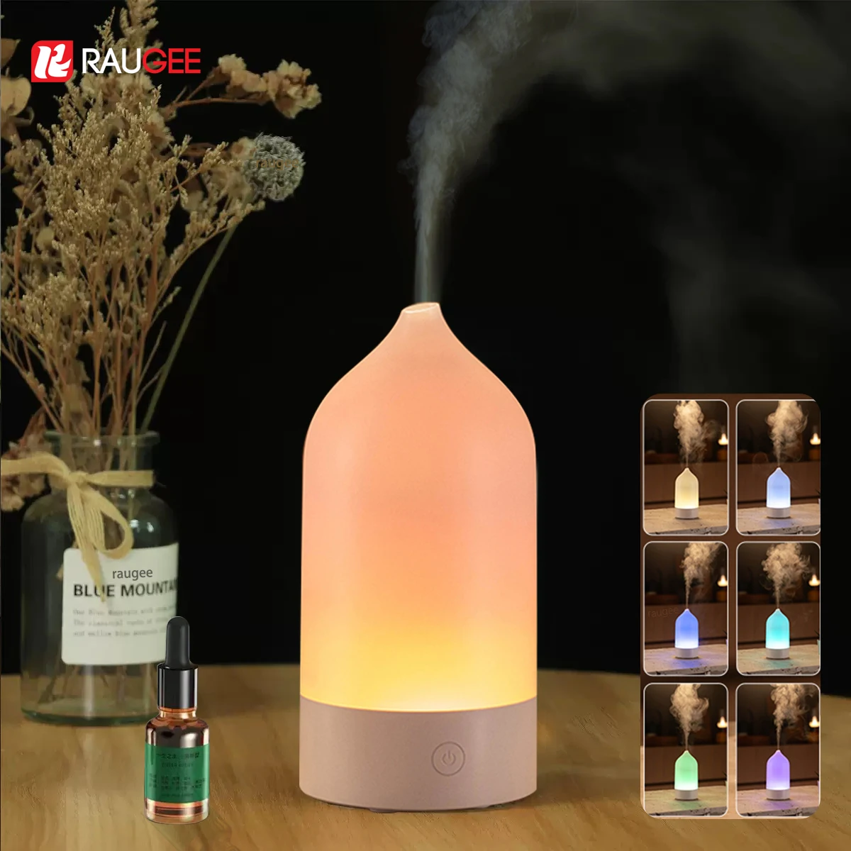 

Ароматический увлажнитель воздуха, диффузор эфирных масел, домашние ароматические увлажнители со светодиодным ночником, мини-аромат для ароматерапии