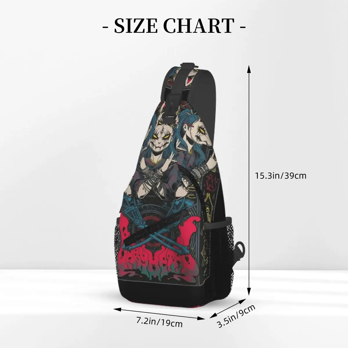 Babymetal-Saco Peito Personalizável para Escritório, Grande Capacidade, Trendy, Nice Gift