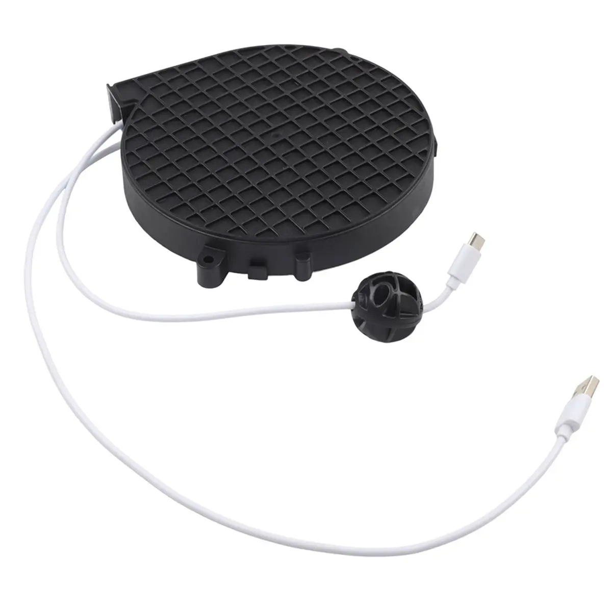 E@MB*RA*aCE^HAPPYa 1pc Automatic Retractable Power Reel Cable Data Cable Winding Reel Charging Cable Power Cord Reel Protective image 6