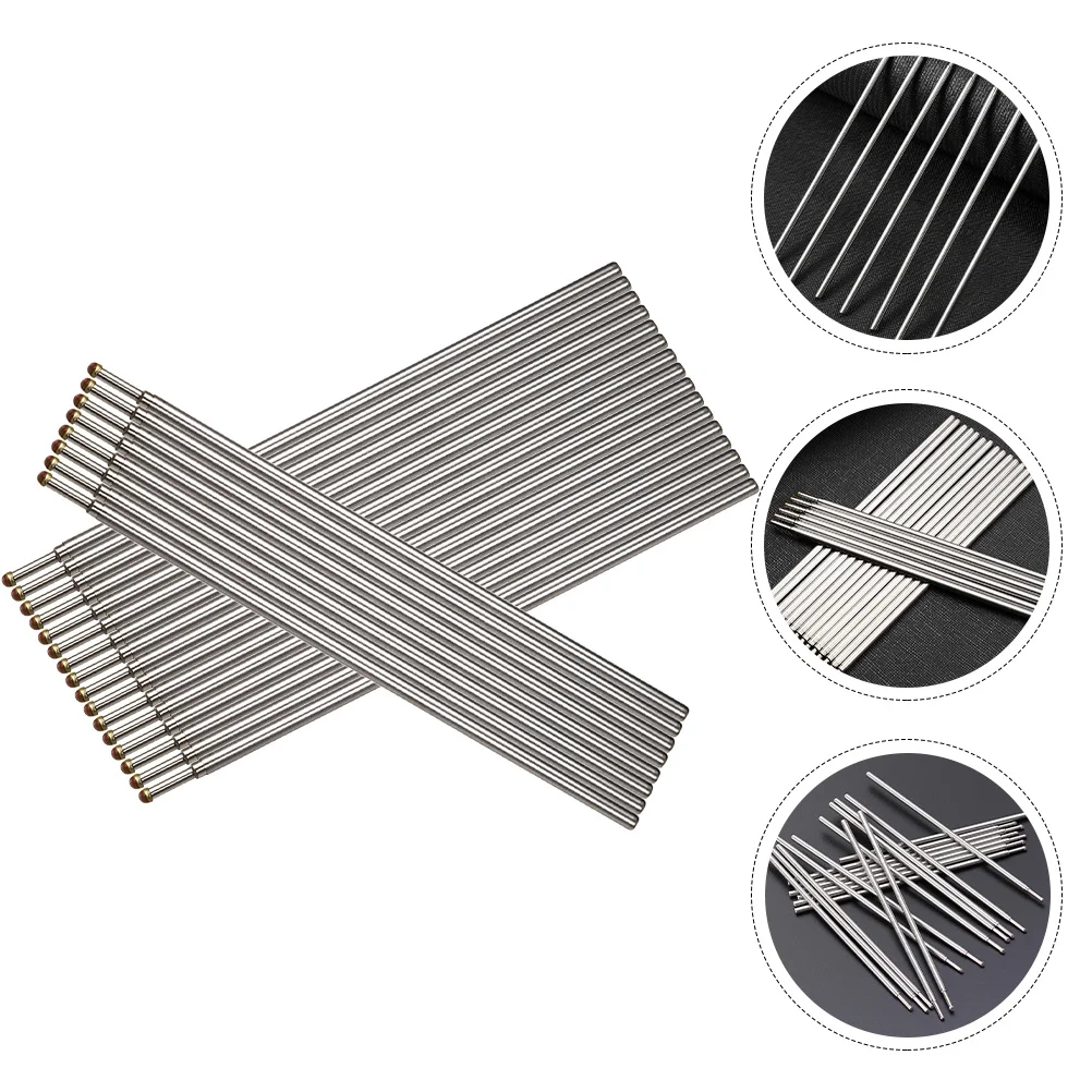 

40 шт. металлические ручки для татуировки, маркеры для кожи для микроблейдинга, сменные стержни для татуировок, линии, трафарет, профессиональная перманентная маркировка