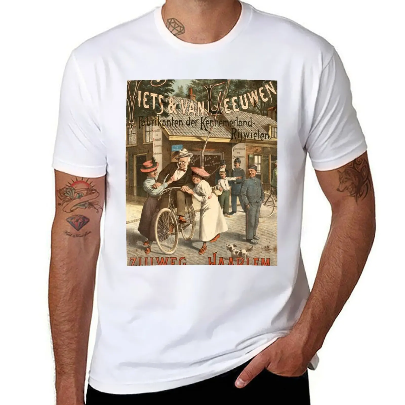 

Kennemerland Bicycles Poster (circa 1900) - Pieter van Looij II T-Shirt t shirt personalised T-Shirt