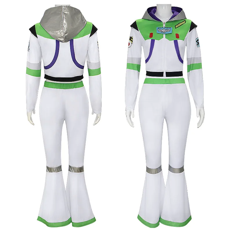 Disfraz de Anime Buzz Lightyear, mono, uniforme para mujer, traje de juego de rol para fiesta de Carnaval y Halloween, traje de actuación de cómic Con