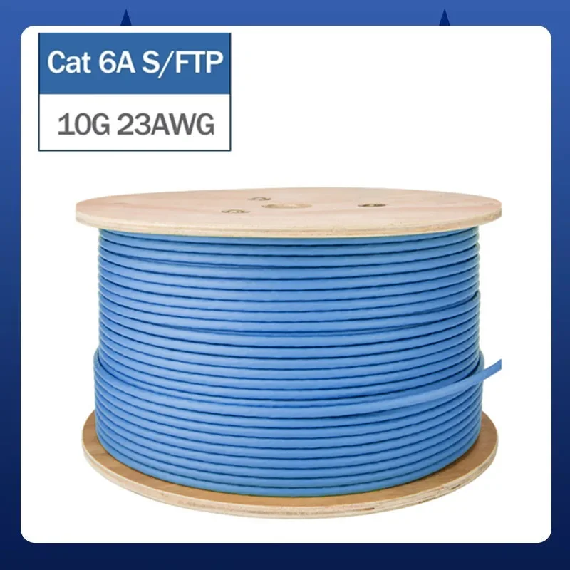 10G Cat6A Cat7 RJ45 Network Cable SFTP Double Shielding High Speed Internet Ethernet Patch Cord Router Laptops Cat 7 Lan Cable