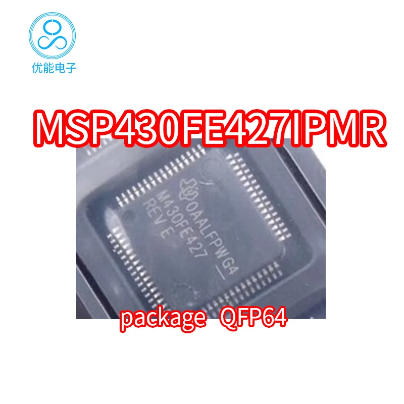 SMD MSP430FE427IPMR M430FE427 Package LQFP-64 Microcontroller MCU