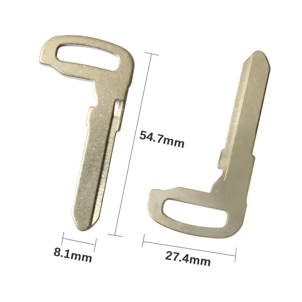 5PC Car Key Blank Uncut car key blank blade Emergency for Toyota, Daihatsu, Subaru Smart Keyblade