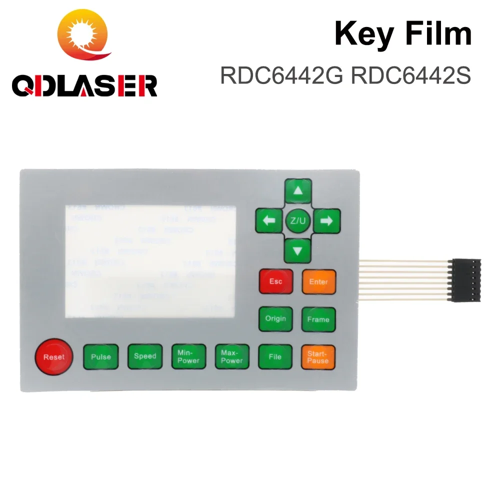 QDLASER Ruida Control Cards Membrane Switch for RDLC320-A RDC6332M RDC6442S RDC6332G RDC6442G Panels Key Film Keyboard Mask