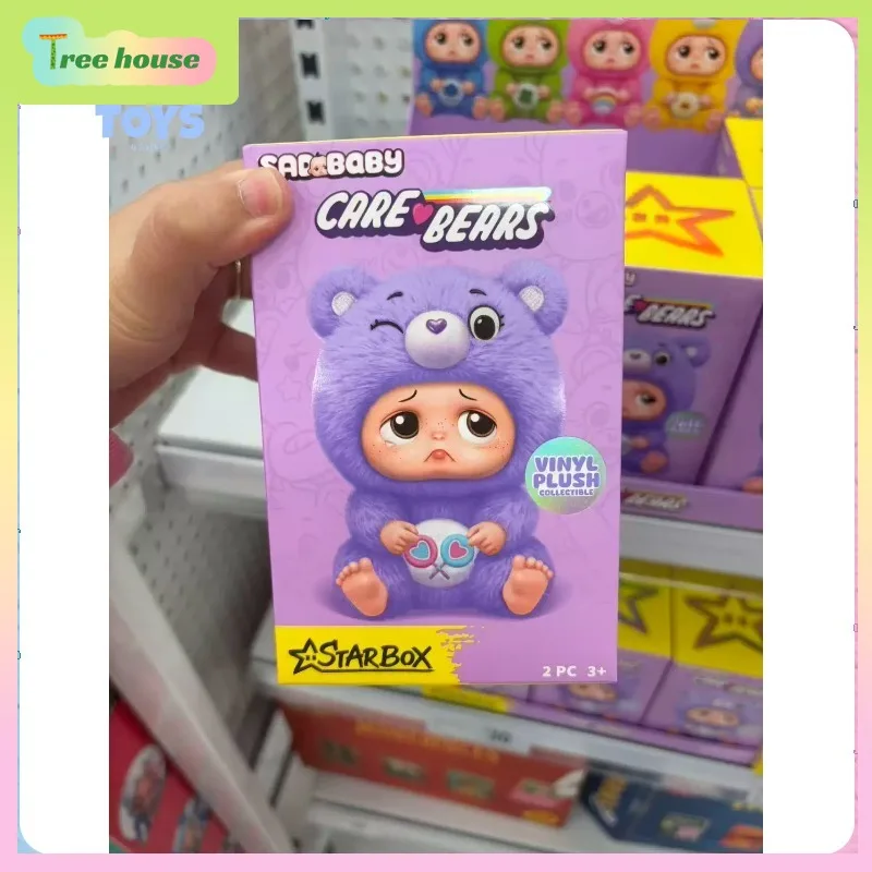 

New Arrival ZURU SAOOBABY × Care Bears Blind Box: Adorable Collectible Plushie & Kawaii Desk Decoration Trendy Art Figur