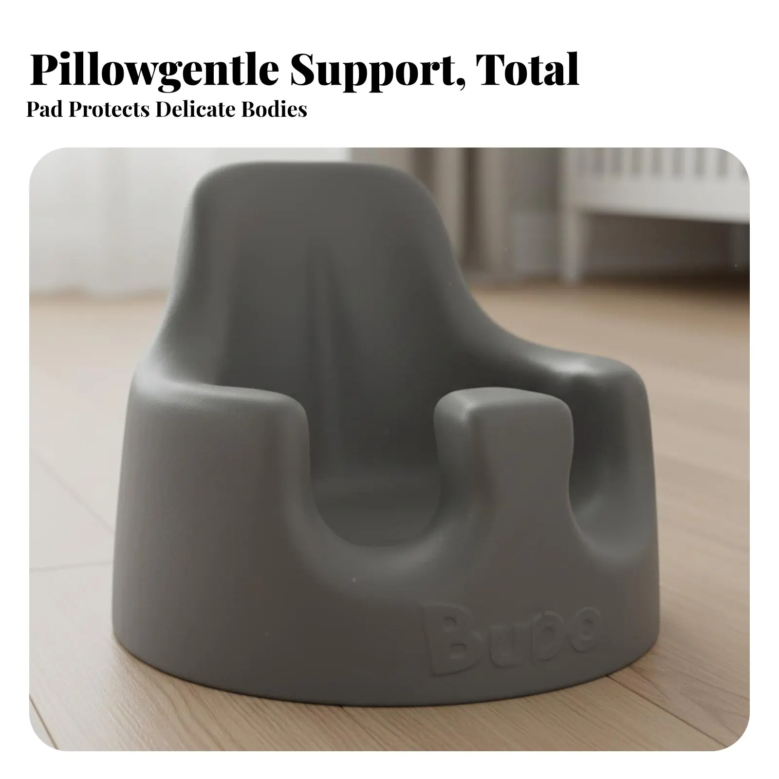 

Molded Floor Seat Portable 2-in-1 Booster and Floor Seat Multi-Functional Stable Base for Travel