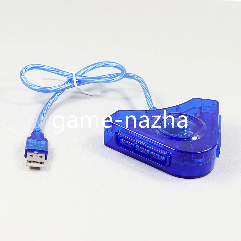 1PC USB Dual Player Converter Adapter Cable For PS2 Gamepad To PS3 PC Controller Converter