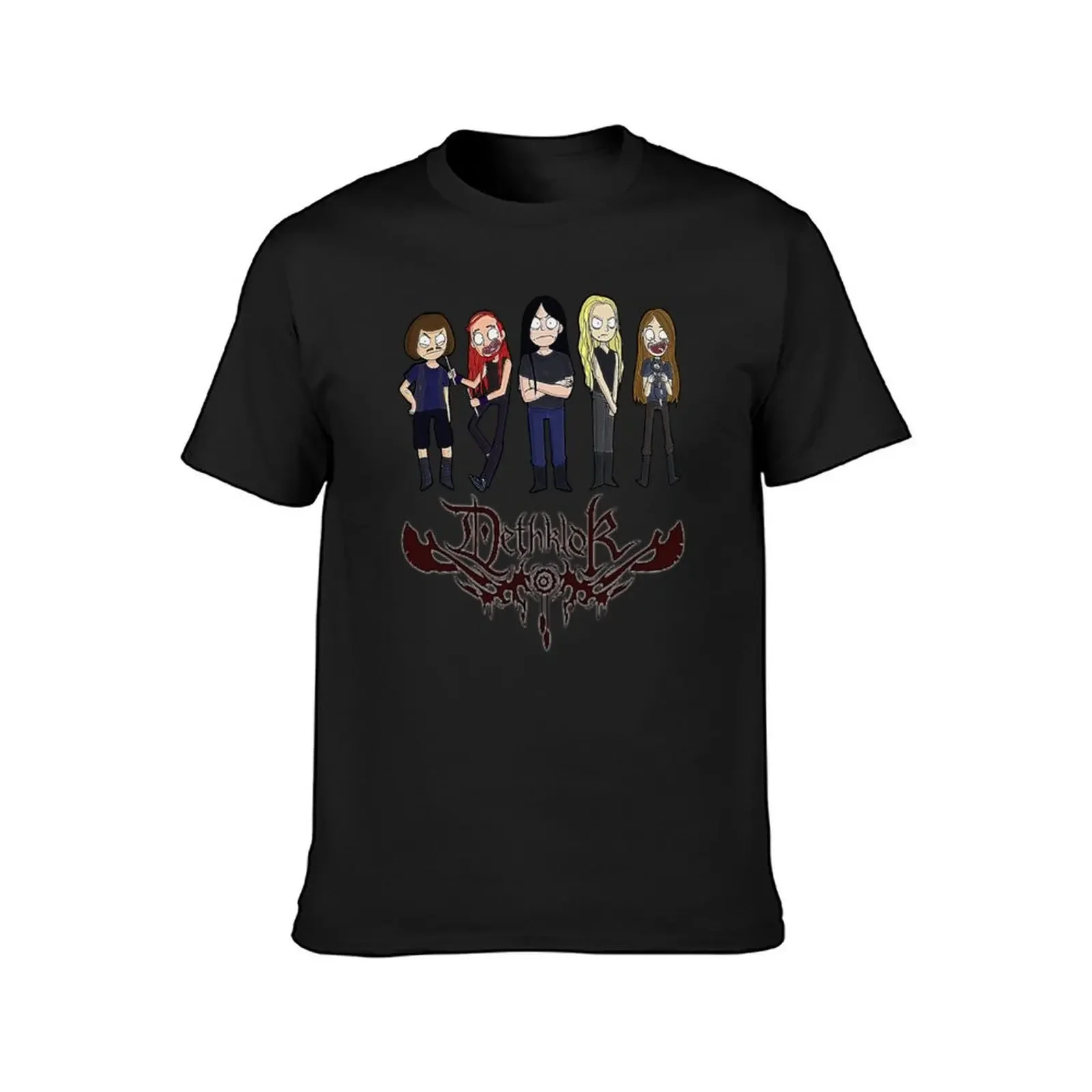 Dethklok T-Shirt basketball graphic tees Short sleeve tee plain t shirts men