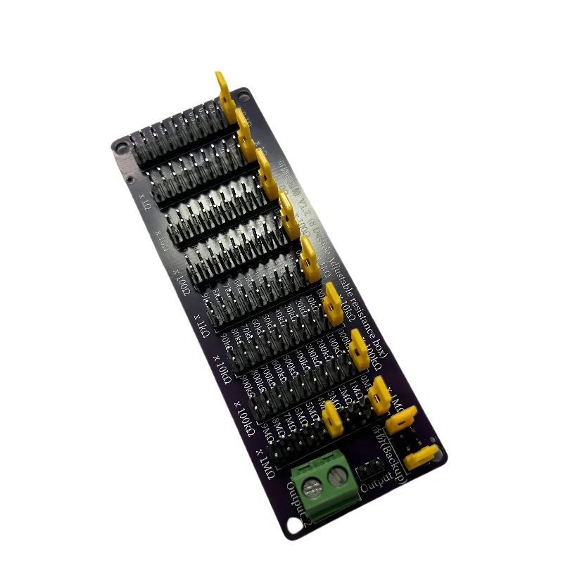 8 Eight Decade 0.0R - 9999999.9R Program Adjustable SMD Resistor Slide Resistor Board Step Accuracy 1R 1% 1/2 Module 200V