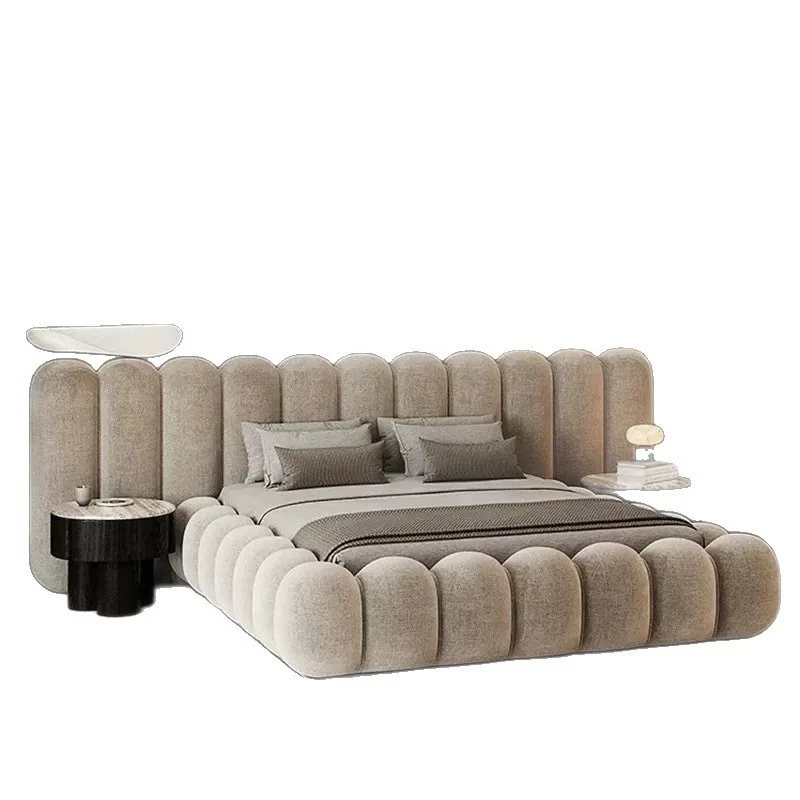 Italian Modern, Cream Style Piano Keyboard Bed