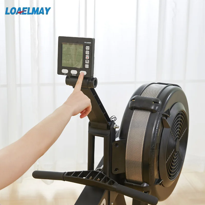 Seated Row Machine Dynamic Rowing Machine Indoor Air Rower Wind Resistance Rowing Machine