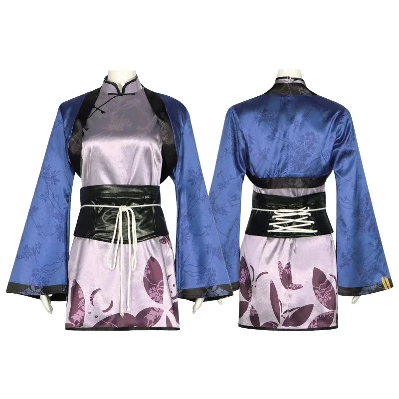 Anime Zwarte Butler Runde Mao Cosplay Kostuum Sjaal Sokken Hoofdtooi Volwassen Man Vrouw Sexy Kawaii Chinese Stijl Cheongsam Pak