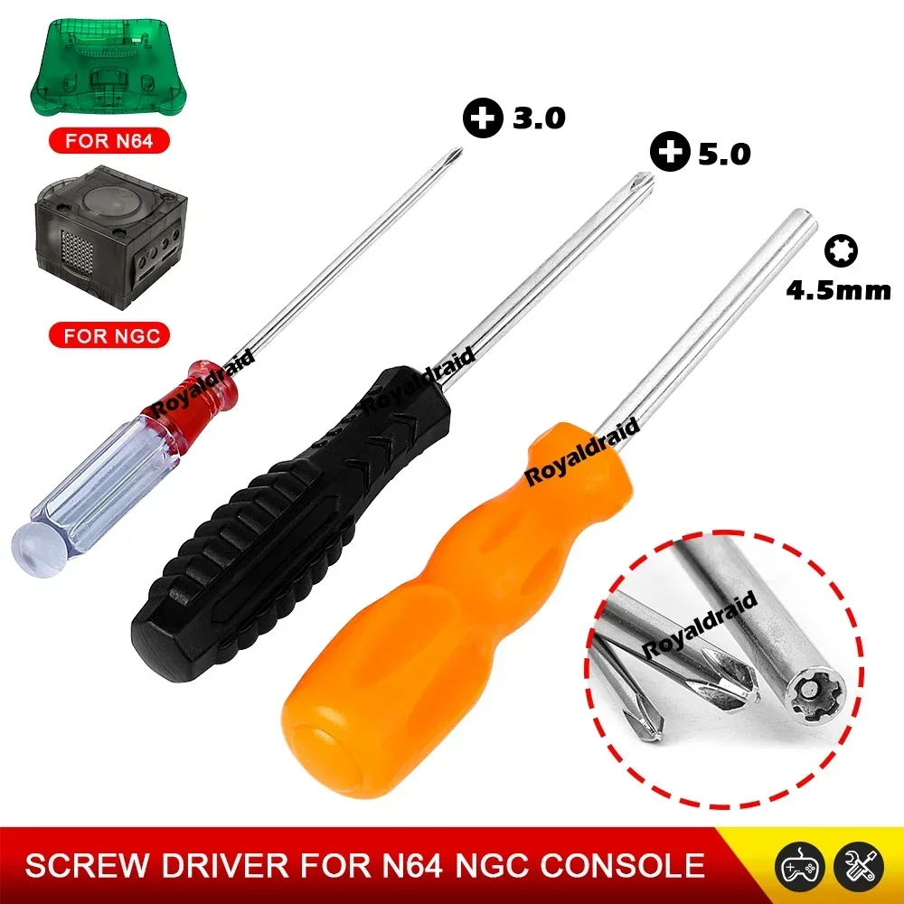 For N64 Gamecube NGC Gaming Console Repair Tools A Full Set Security Screwdriver Open Tools