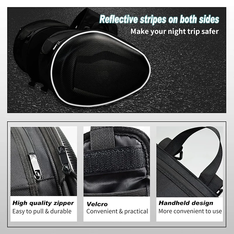 Pair Moto Saddle Bags Side Storage Luggage Helmet Bag Fork Tool Pouch For PIAGGIO Aprilia Motor Universal Motorcycles