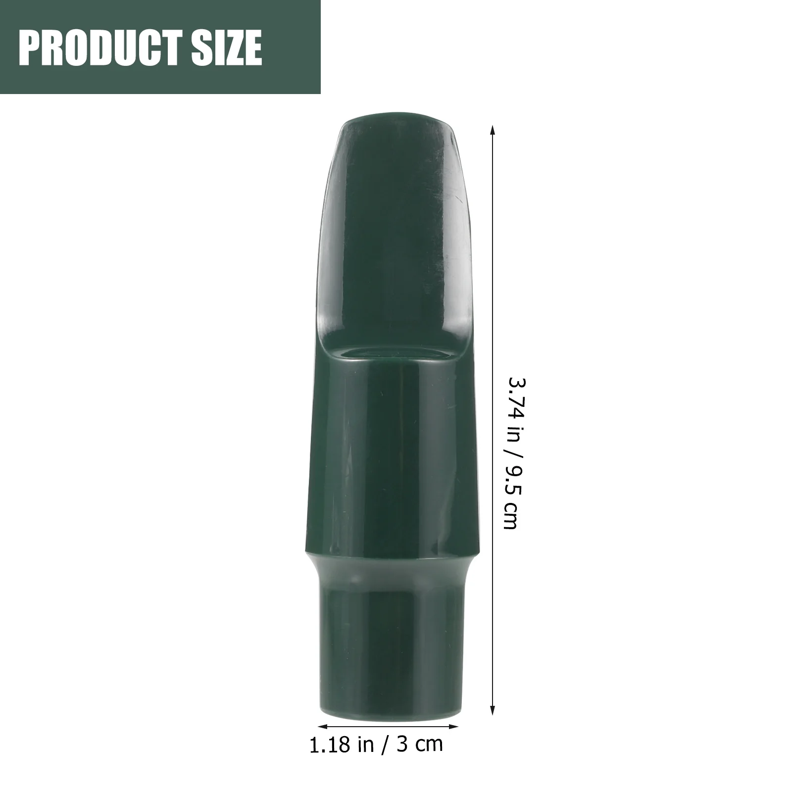 

Professional Alto Sax Mouthpiece Plastic Replacement Part Easy Installation Balanced Clear Sound for All Levels