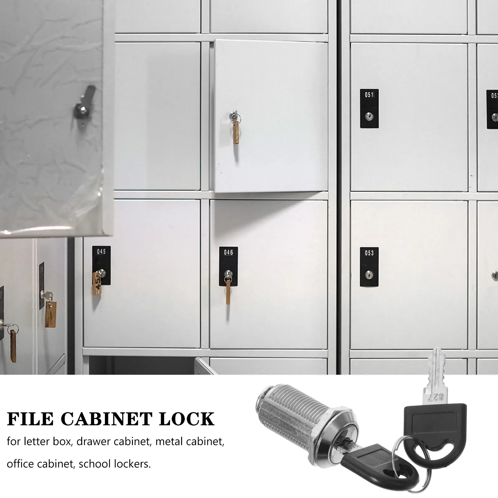 Heavy-Duty Zinc Alloy Mailbox Locks – 10PCS for Letter Boxes, Drawers, Cabinets, Cupboards & Toolboxes